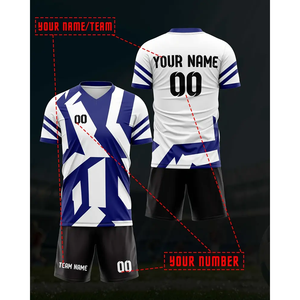 Camiseta de fútbol americano personalizada de alta calidad, Camiseta corta de equipo de sublimación con estampado Premium, camiseta de fútbol Premium 100% poliéster - Product Image 3