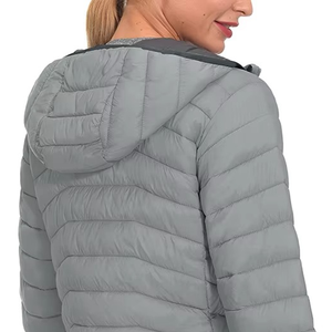 Chaqueta Larga Acolchada para Mujer, Precio de Fábrica, Servicio OEM, Transpirable y Cómoda, MOQ Bajo - Product Image 6