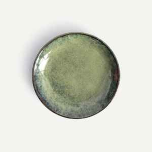 Plato de Porcelana con Esmalte Reactivo Premium, Diseño Clásico Pintado a Mano, Ecológico, Apto para Lavavajillas, para Decoración de Cocina - Product Image 3