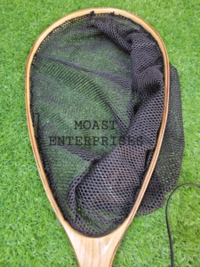 Red de fundición de madera para pesca con mosca, trucha y liberación de tenis para aterrizar y atrapar peces - Product Image 3