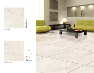 Carreaux de sol en porcelaine émaillée de haute qualité Marconix Azul 600x600 brillant poli haut de gamme 60x60 2x2 prix - Product Image 2