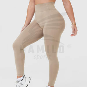 Mallas de Yoga de secado rápido para mujer superventas tela de algodón de tamaño XL con servicio OME personalizado con estampado de nuevo diseño - Product Image 3