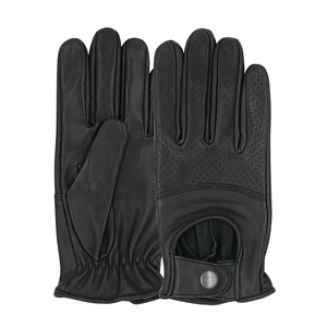Guantes de cuero al por mayor de cuero genuino de alta calidad Guantes de ciclismo al aire libre de terciopelo de invierno de cuero Pu para hombres - Product Image 5