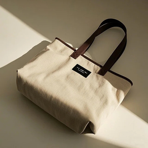 Venta al por Mayor de Bolsas de Tela de Algodón Ecológicas y Duraderas, Bolsa de Compras Reutilizable, Logotipo Personalizado, Moda Vintage, Estética Minimalista - Product Image 4