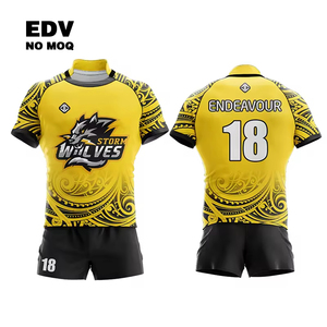 Bajo MOQ Custom Rugby Jersey Diseño libre Rugby Fútbol Desgaste Uniforme - Product Image 2
