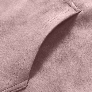 Sudadera con capucha con cremallera lavada con ácido rosa para hombre, ropa de calle de gran tamaño, sudadera informal holgada Vintage con hombros caídos de algodón de peso pesado - Product Image 5