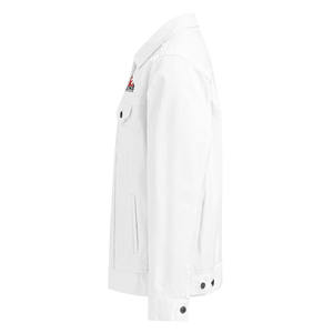 Chaqueta Vaquera Personalizada de Alta Calidad, Transpirable y Elegante para Hombre y Mujer, con Cuello Alto, Logotipo Frontal, OEM, Moda Urbana, Venta al Por Mayor - Product Image 4