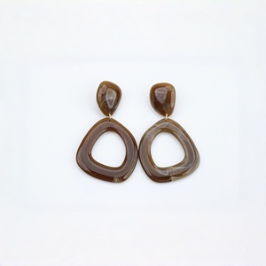 Boucles d'oreilles pendantes tendance 2026, grandes boucles d'oreilles rondes et imposantes pour femmes - Product Image 1