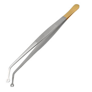 Pinzas de sutura de maíz Fórceps de sutura fácil chapados en oro angular - Product Image 1