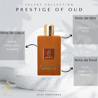 Eau De Parfum PRESTIGE of OUD 100 ml oleh Ayat parfum asli Dubai gaya Arab tahan lama untuk pria dan wanita