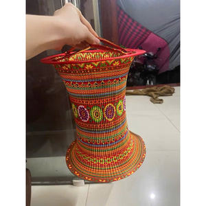 Linterna Decorativa Tradicional de Tela Brocada, Hecha a Mano, Duradera, Reutilizable, Precio de Fábrica, Venta al Por Mayor, Hermosos Diseños - Product Image 4