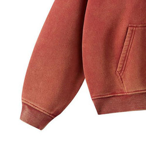 Fabricantes de ropa Sudaderas con capucha personalizadas para hombre Lavado con ácido Básicos de gran tamaño Mezcla de algodón Fit Street Wear Sudaderas con capucha para hombres - Product Image 3