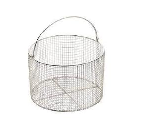 Hot Selling Handmade Galvanized Fruits Serving <b>Basket</b> with Handle Set of 3 Latest Design <b>Baskets</b> High Quality - Product Image 3