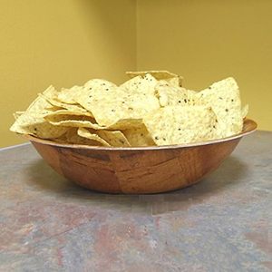 Premium Hand Carved Wooden Bowl Made From Sustainable Natural <b>Wood</b> <b>Rustic</b> Style for Traditional and Modern Home Interiors - Product Image 5