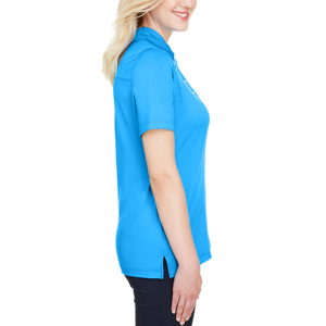 Polo de mujer hecho a medida 100% algodón personalizado DTF logotipo impreso peso pesado secado rápido color sólido streetwear señoras polo - Product Image 5