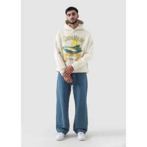 Sudadera con Capucha Eden Hecha de Felpa Francesa 100% Algodón, Estampada con Técnicas de Bordado, Diseño Sólido en Tallas XS-6XL - Product Image 3