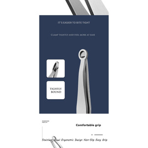 Ensemble de pinces à épiler en acier inoxydable de haute qualité pour épilation du nez à pointe ronde pour une utilisation en beauté - Product Image 6