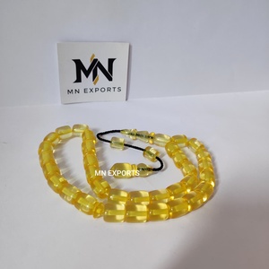 Chapelet musulman écologique de haute qualité, poli, avec pompon, collier, style ange, perles en résine, artisanat, bijoux - Product Image 5