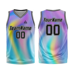 Ventes en ligne Prix de gros Maillot de basket-ball respirant 100% polyester Nouveau style Meilleure vente pour adulte - Product Image 1