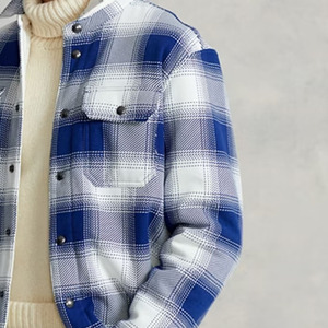 Woolen custom Breathable Men Shackets Premium Quality Decent Style OEM/ODM Wholesale Bulk Order Available All Sizes And Colors - Product Image 2