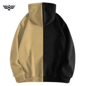 2025 nuevo estilo hombres 100% algodón estampado Sudadera con capucha temporada de invierno mueca estampado personalizado cremallera patrón sólido otoño Zip - Product Image 4
