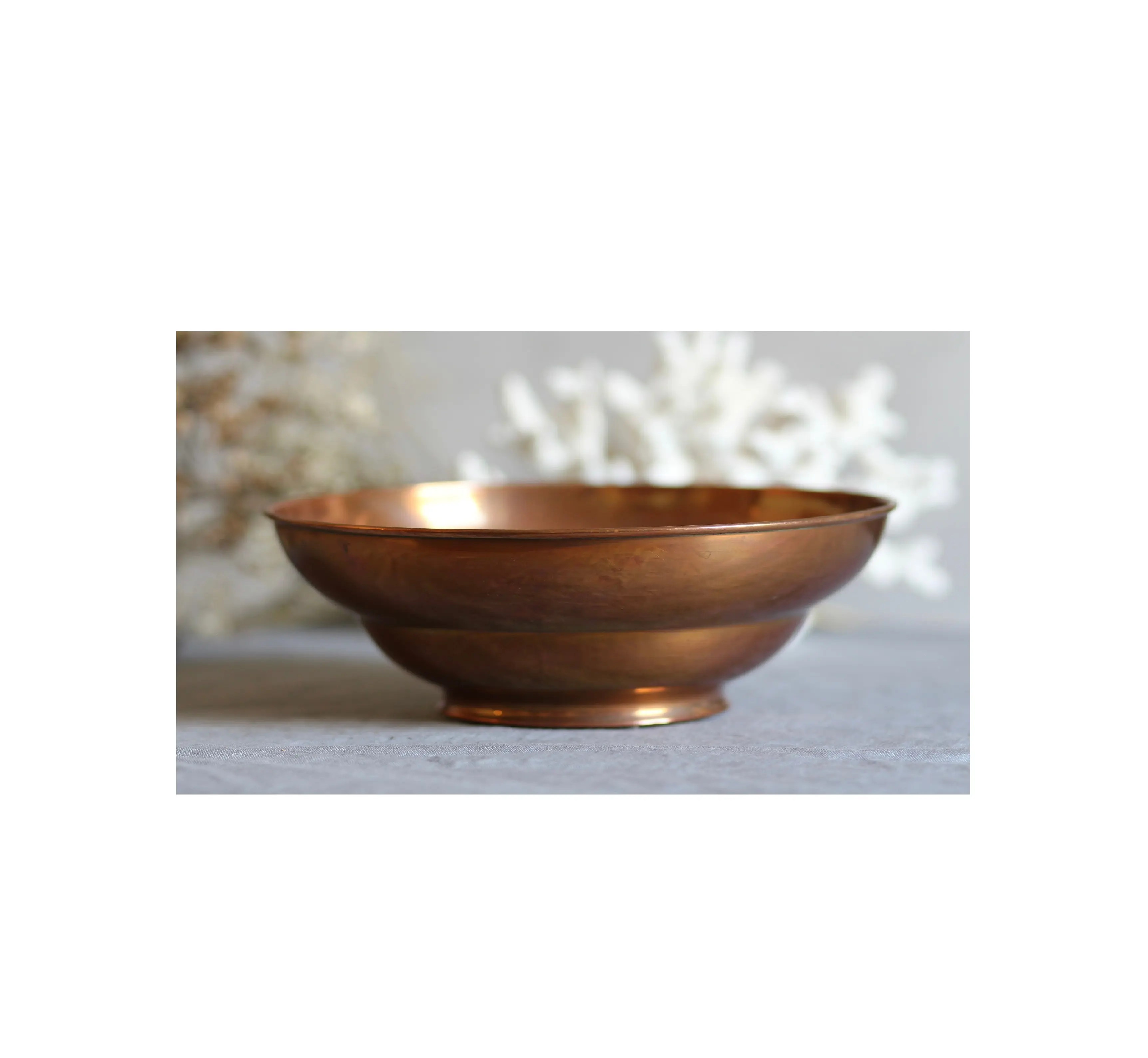 Beste stilvolle Design Kupfer Obstschale Tischplatte dekorative Schüssel direkt von der Herstellung in günstigen Preis