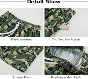 Vente en gros de shorts pour hommes, shorts de sport en maille pour hommes/shorts en maille personnalisés - Product Image 6