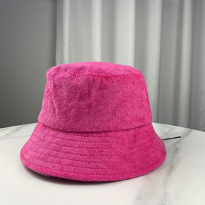 Sombreros de Cubo de Tela de Rizo con Logotipo Bordado Personalizado al por Mayor, Sombrero de Cubo de Tela de Rizo para Adultos - Product Image 6