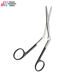 Ciseaux chirurgicaux Heymann en acier inoxydable Supercut, instruments nasaux incurvés ORL pour salle d'opération, manuel par Debonairii - Product Image 2