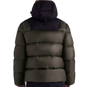 2025 gros doudoune hommes brillant doudoune noir veste hommes dos extérieur vestes et manteaux hiver pour hommes support décontracté tricoté - Product Image 2