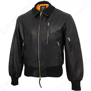 Veste en cuir de qualité supérieure Veste en cuir à la mode pour hommes Nouvelle veste en cuir élégante - Product Image 1