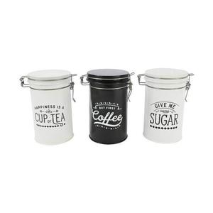 Set of 3 <b>Metal</b> Airtight Canister <b>Storage</b> <b>Boxes</b> Rectangle-Shaped Kitchenware <b>Storage</b> Bin for Multipurpose Kitchen Use - Product Image 5