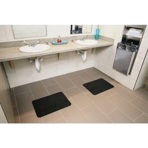 Adhésif de porc antibactérien®Grippy®Tapis absorbant double épaisseur 61x43,2 cm Tapis de salle de bain gris 61x43,2 cm - Product Image 4