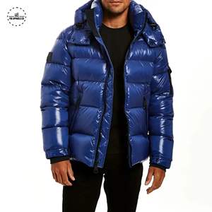 Nouvelle mode de veste en duvet personnalisée pour hommes veste d'hiver légère en coton décontractée en nylon avec logo pour l'extérieur veste coupe-vent à bulles - Product Image 6