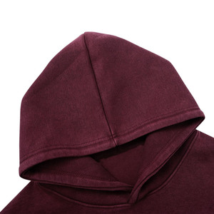 Haute qualité 100% coton hommes lavage à l'acide à capuche sur mesure Vintage en détresse plaine blanc Streetwear hiver à capuche imprimé acide - Product Image 3