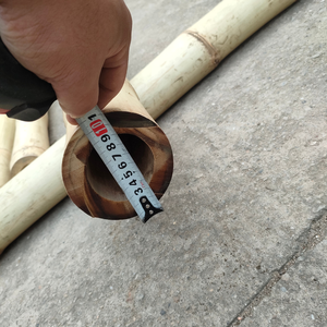 เสาไม้ไผ่ธรรมชาติขนาดใหญ่สำหรับการเกษตรและจัดสวนผลิตภัณฑ์วัตถุดิบไม้ไผ่ - Product Image 2