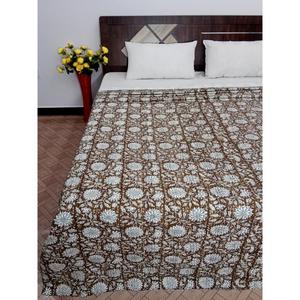 Handmade Indian Vintage Kantha <b>Quilt</b> 100% Cotton Washable Reversible Design Hand Embroidery Bohemian Style Customized Designs - Product Image 3