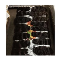 Rambut Asli Brasil Bergelombang Alami Grosir Terbaik, Rambut Virgin Natural Wave Harga Terbaik, Kutikula Tertata Rapi, Rambut Manusia Hamson HAMSON 44