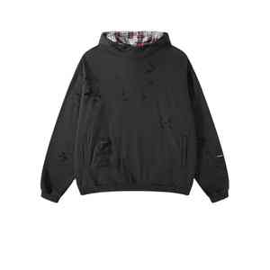 Sweat à capuche en coton épais pour l'hiver avec logo personnalisé et design pour hommes, sweat à capuche numérique de haute qualité avec imprimés brodés - Product Image 1