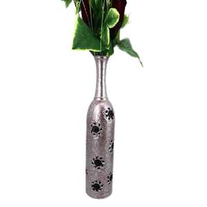 Florero de Metal de aluminio con diseño de flores Vintage, macetas modernas para decoración del hogar, nuevo aspecto para bodas y salas de estar - Product Image 1