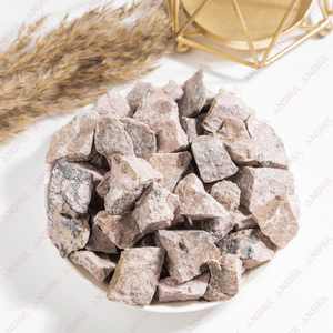 Huge Demand Decorative Attractive Pink Color Rhodonite <b>Raw</b> Rough Rocks Gemstone Rough Chunks for Healing - Product Image 1