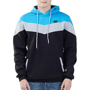 Sweat-shirt en molleton à col rond vintage de couleur unie Sweat à capuche d'automne surdimensionné Odm 2xl pour hommes - Product Image 1