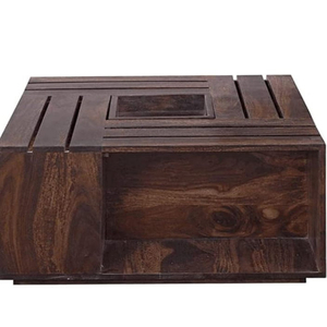 Table basse en bois au design moderne avec finition noyer pour la chambre à coucher, le salon, le bureau à domicile et le thé. - Product Image 3