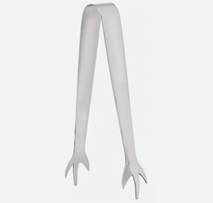 Pinzas para Hielo de Acero Inoxidable de Primera Calidad, Utensilios de Cocina Metálicos para Alimentos y Bar, para Uso en Restaurantes - Product Image 1