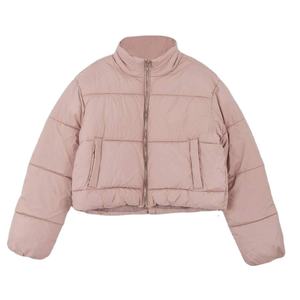 Veste courte matelassée pour femme, MOQ faible, haute qualité, design personnalisé, veste bomber courte pour femme, parka chaude pour l'hiver, vestes pour femmes - Product Image 1
