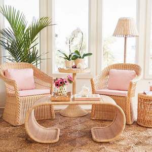 Manteles individuales de ratán básicos hechos a mano para mesa, manteles individuales redondos, decoración de ratán para cocina, comedor, ajuste ocasional para el hogar - Product Image 5