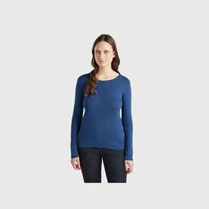 เสื้อยืดแขนยาวสำหรับผู้หญิงสวมใส่สบายน้ำหนักเบาพิมพ์ลายสำหรับผู้หญิงระบายอากาศได้ดี - Product Image 4