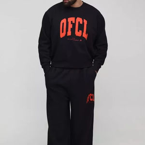 ชุดวอร์มทรงบ็อกซี่สำหรับผู้ชายชุดวอร์มแบบสวมหัวสำหรับผู้ชายโอเวอร์ไซส์แบบสั่งทำคุณภาพสูง - Product Image 1