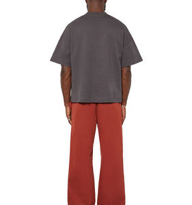 Camiseta 100% algodón con estampado personalizado para hombre, tejido de punto GSM 300 de alta calidad, proveedor paquistaní de gran tamaño y peso pesado - Product Image 2