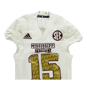 อาดิดาสเสื้อทีมบุรุษ Shockweb mississi State JERSEY สีขาว L, สี: สีขาว/สีเบอร์กันดี100% แท้ - Product Image 1